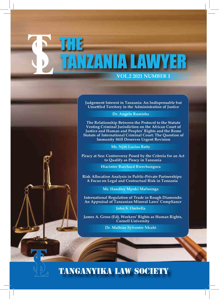Publications Tanganyika Law Society
